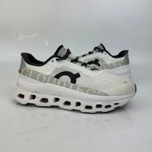 On Running OC Cloudmonster Running Shoes Women's 6 White Black Cloudtec 61.98288